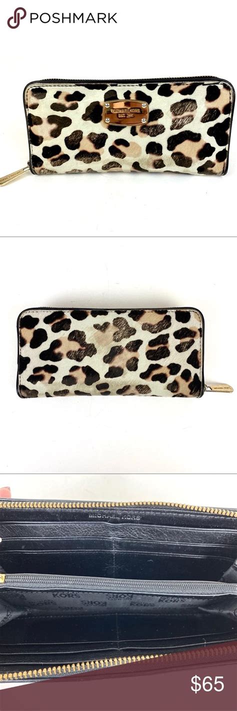 Michael Kors Ponyhair Leopard Clutch 